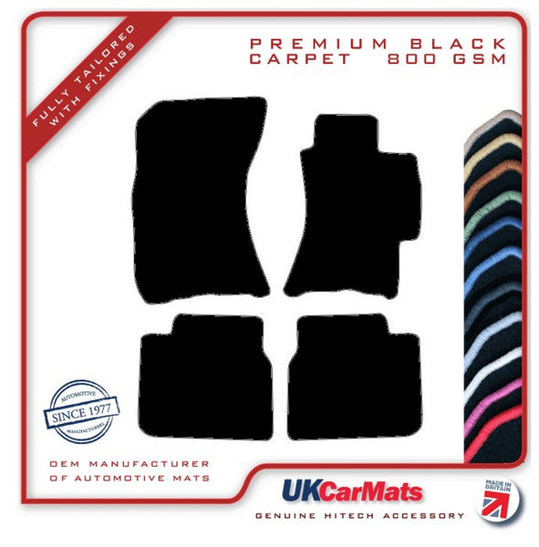Subaru Outback 2004-2009 Black Premium Carpet Tailored Car Mats HITECH