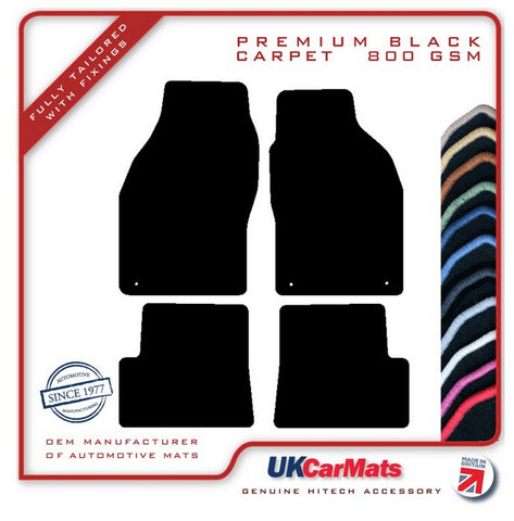 Saab 9/3 Convertible 1998-2003 Black Premium Carpet Tailored Car Mats HITECH