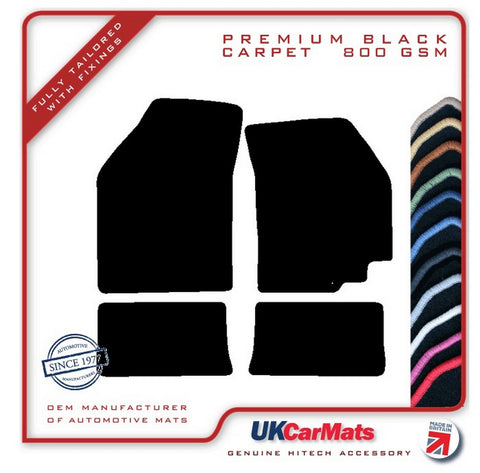 Suzuki Alto 2009-2014 Black Premium Carpet Tailored Car Mats HITECH