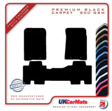 Ssangyong Kyron 2006-2010 Black Premium Carpet Tailored Car Mats HITECH