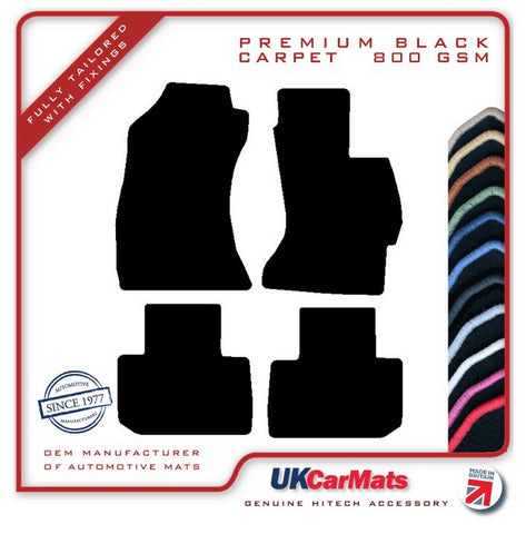 Subaru PRrester 2014 onwards Black Premium Carpet Tailored Car Mats HITECH