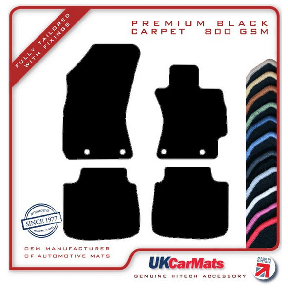 Subaru Outback 2015-2020 Black Premium Carpet Tailored Car Mats HITECH