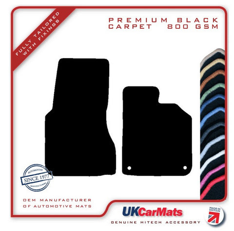 Smartcar PRrtwo (453) 2014 onwards Black Premium Carpet Tailored Car Mats HITECH