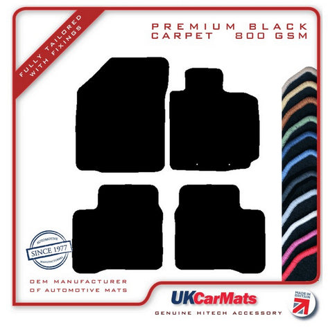 Suzuki Swift (Non Hybrid Models) 2017 onwards Black Premium Carpet Tailored Car Mats HITECH