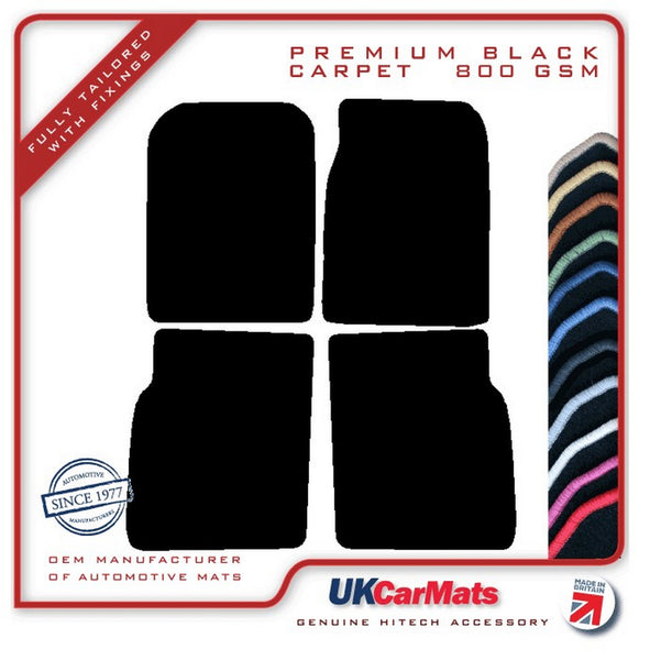 Suzuki Vitara LWB 1989-1999 Black Premium Carpet Tailored Car Mats HITECH