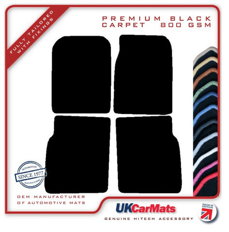 Suzuki Vitara LWB 1989-1999 Black Premium Carpet Tailored Car Mats HITECH