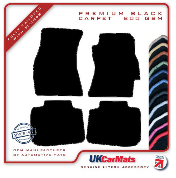 Subaru Legacy 2009-2014 Black Premium Carpet Tailored Car Mats HITECH
