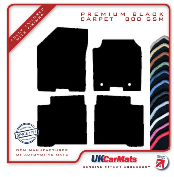 Suzuki Baleno 2015-2019 Black Premium Carpet Tailored Car Mats HITECH