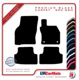 Seat Leon e-Hybrid 2021 onwards Black Premium Carpet Tailored Car Mats HITECH