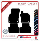 Skoda Octavia 4th Generation 2020 onwards Black Premium Carpet Tailored Car Mats HITECH