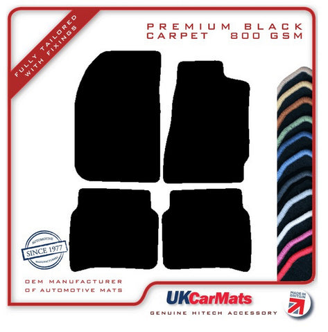 Toyota Celica GT (Flip Up Lights) 1985-1994 Black Premium Carpet Tailored Car Mats HITECH