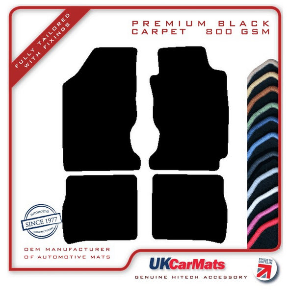 Toyota Carina E 1992-1997 Black Premium Carpet Tailored Car Mats HITECH