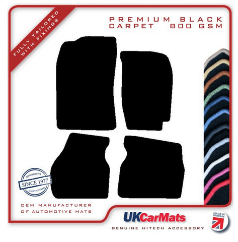 Toyota Celica 1994-1999 Black Premium Carpet Tailored Car Mats HITECH