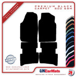 Toyota Celica Cabrio 1987-1990 Black Premium Carpet Tailored Car Mats HITECH