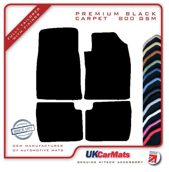 Toyota Camry 1997-2008 Black Premium Carpet Tailored Car Mats HITECH