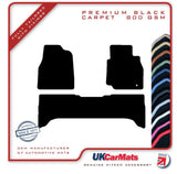 Toyota Landcruiser Amazon 2002-2006 Black Premium Carpet Tailored Car Mats HITECH