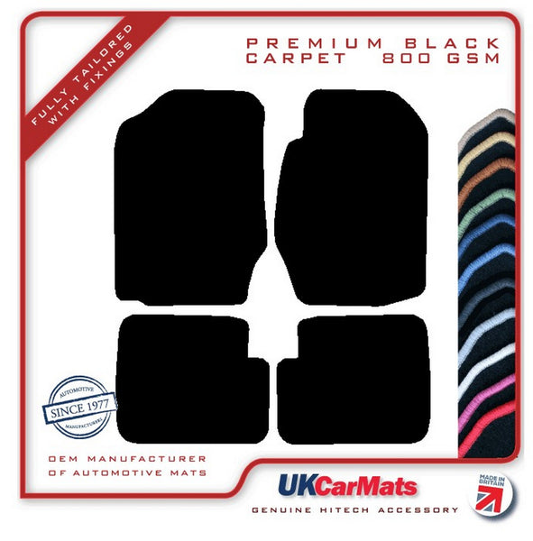 Toyota Corolla 2003-2006 Black Premium Carpet Tailored Car Mats HITECH