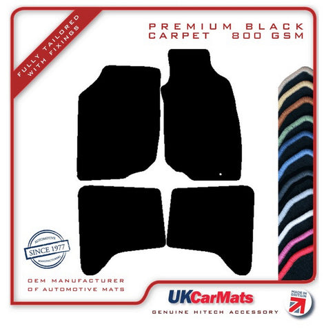 Toyota Hilux Doublecab 2005-2011 Black Premium Carpet Tailored Car Mats HITECH