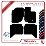 Toyota Hilux Doublecab 2012-2016 Black Premium Carpet Tailored Car Mats HITECH