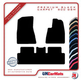 Tesla Model 3 2017-2021 Black Premium Carpet Tailored Car Mats HITECH