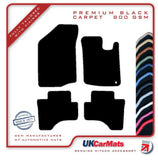 Toyota Aygo (One Fixing Driver) 2005-2010 Black Premium Carpet Tailored Car Mats HITECH