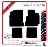 Toyota RAV-4 2nd Generation 2000-2005 Black Premium Carpet Tailored Car Mats HITECH