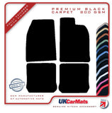 VW Beetle Classic 1950-2003 Black Premium Carpet Tailored Car Mats HITECH