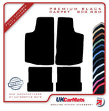 Volkswagen VW Golf Mk1 1974-1983 Black Premium Carpet Tailored Car Mats HITECH