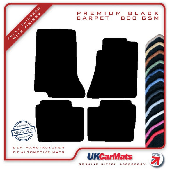 Vauxhall Senator/Carlton 1987-1994 Black Premium Carpet Tailored Car Mats HITECH
