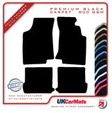 Volkswagen VW Golf Mk3 Cabriolet 1994-1998 Black Premium Carpet Tailored Car Mats HITECH