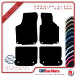 Volkswagen VW Golf Mk4 V5 1999-2004 Black Premium Carpet Tailored Car Mats HITECH