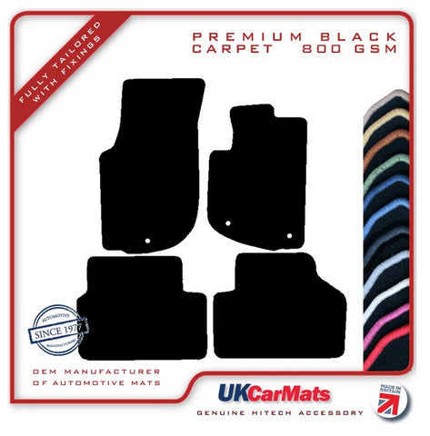 Volvo S90 & V90 1996-2006 Black Premium Carpet Tailored Car Mats HITECH