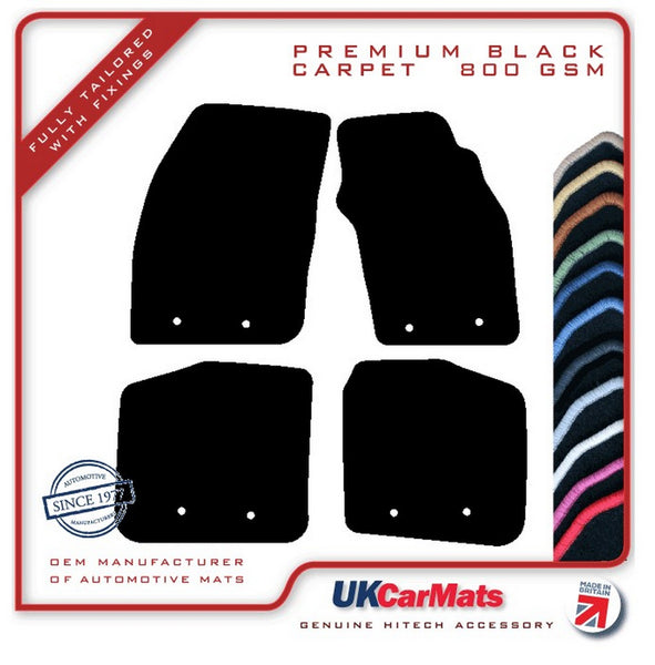 Volvo S40 & V40 2000-2003 Black Premium Carpet Tailored Car Mats HITECH