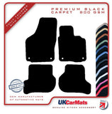 VW Jetta 2006-2011 Black Premium Carpet Tailored Car Mats HITECH