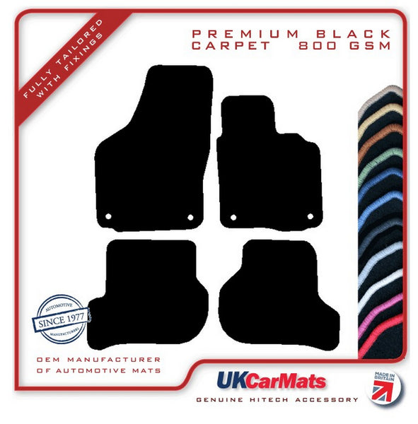 VW Jetta 2006-2011 Black Premium Carpet Tailored Car Mats HITECH
