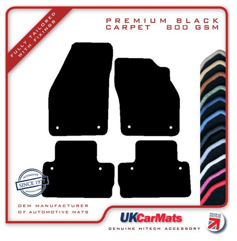 Volvo C30 Manual 2007-2013 Black Premium Carpet Tailored Car Mats HITECH