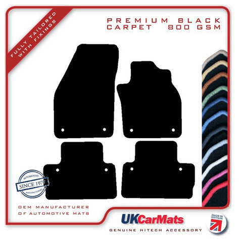 Volvo C30 Automatic 2007-2013 Black Premium Carpet Tailored Car Mats HITECH