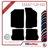 VW Scirocco 1982-1992 Black Premium Carpet Tailored Car Mats HITECH