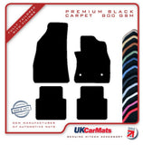 Vauxhall Combo 2011-2017 Black Premium Carpet Tailored Car Mats HITECH
