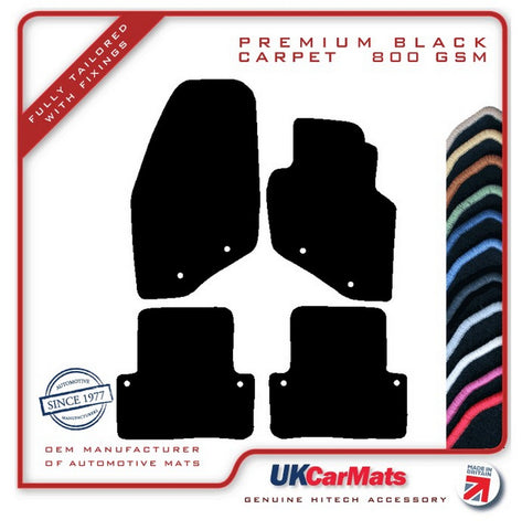 Volvo XC70 2000-2007 Black Premium Carpet Tailored Car Mats HITECH