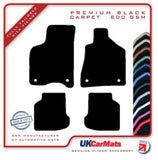 VW Lupo Automatic 1998-2005 Black Premium Carpet Tailored Car Mats HITECH
