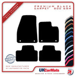 Volvo XC40 Manual 2018 onwards Black Premium Carpet Tailored Car Mats HITECH