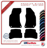 VW Passat Oval Fixings 2000-2005 Black Premium Carpet Tailored Car Mats HITECH