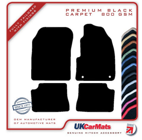 Vauxhall Mokka-E Electric 2020 onwards Black Premium Carpet Tailored Car Mats HITECH