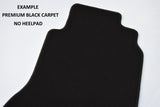 VW Transporter T4 1990-2003 Black Premium Carpet Tailored Van Mats HITECH