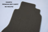 BMW 6 Series Gran Coupe F06 2011-2018 Grey Premium Carpet Tailored Car Mats NV HITECH