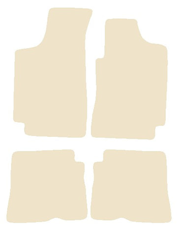 Renault 19 1989-1995 Beige Luxury Velour Tailored Car Mats NV HITECH