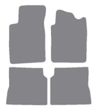 Renault Megane I Saloon 1996-2002 Grey Premium Carpet Tailored Car Mats NV HITECH