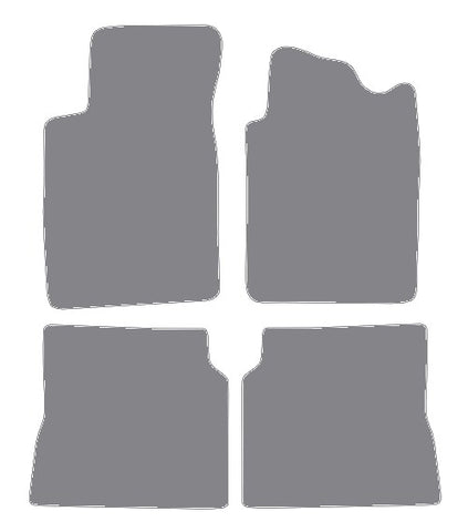 Renault Megane I Saloon 1996-2002 Grey Premium Carpet Tailored Car Mats NV HITECH