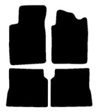 Renault Megane I Saloon 1996-2002 Black Luxury Velour Tailored Car Mats NV HITECH